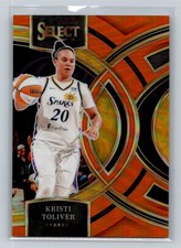2024 Panini Select WNBA #171 Kristi Toliver Prizms Orange #/125