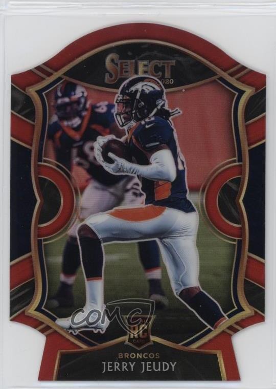 2020 Panini Select Concourse Red Prizm Die-Cut Jerry Jeudy #56 1kn1