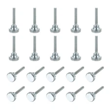 M3 x 18mm 20Pcs Knurled Thumb Screws with Shoulder Grip Knobs for TV Monitor