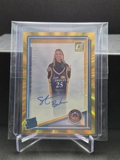 2025 Panini Donruss WNBA Rated Rookie Sarah Ashlee Barker Gold Auto /10