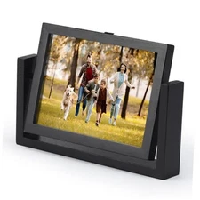5x7 Picture Frame Double Sided Picture Frames Standing Desk Photo Frame Wood 
