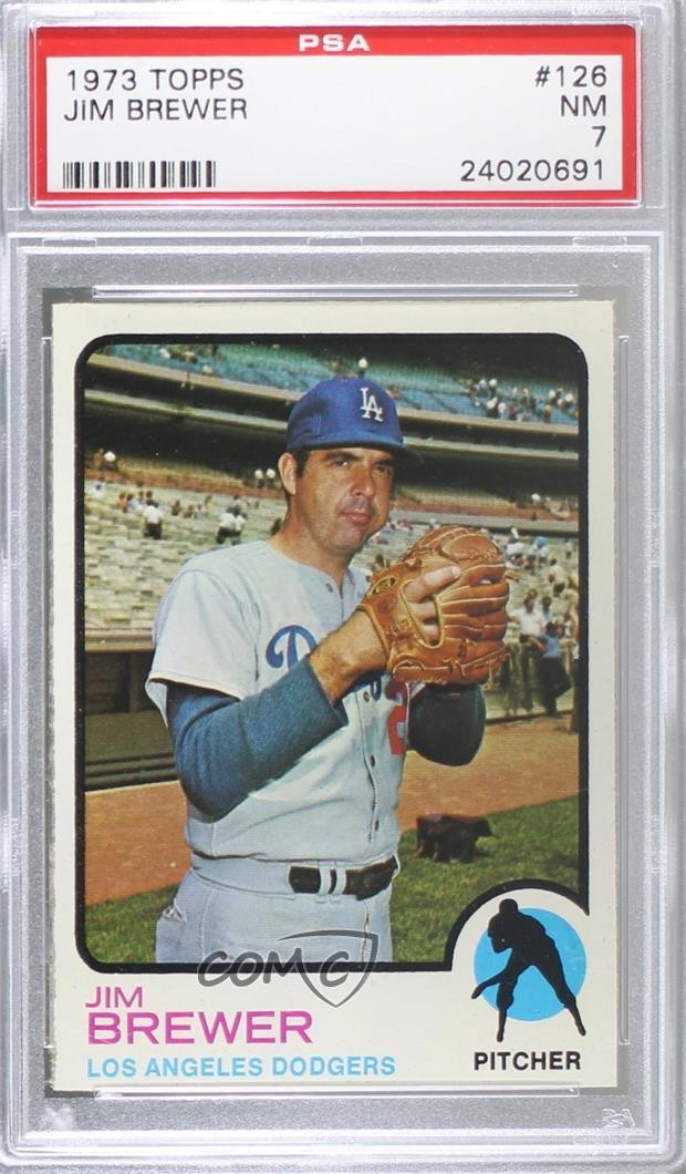 1973 Topps TOPPS #126 Jim Brewer front
