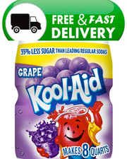 Kool-Aid Sugar-Sweetened Grape Powdered Soft Drink Mix, 19 oz