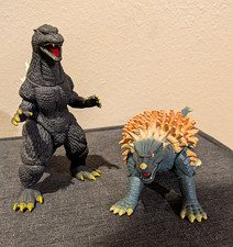 Bandai Godzilla 2005 and Anguirus Final Wars 6 inch bundle Rare 