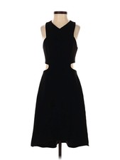 Halston Heritage Women Black Cocktail Dress 0