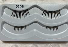 Dollspart 5208 Sugar Upper Lower Doll Eye Lashes DARK BROWN TOP 7/8" x 3/8"