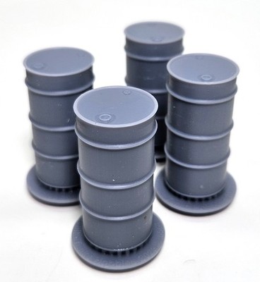 1/25 1/24 Scale Steel Drum 3D Printed Resin Parts for Car Model Diorama