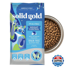 Solid Gold Weight Management Cat Food 3lb Grain Free Alaskan Pollock Probiotics