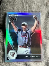 72525 2021 Panini Prizm Draft Picks Silver Matt Mikulski Fordham