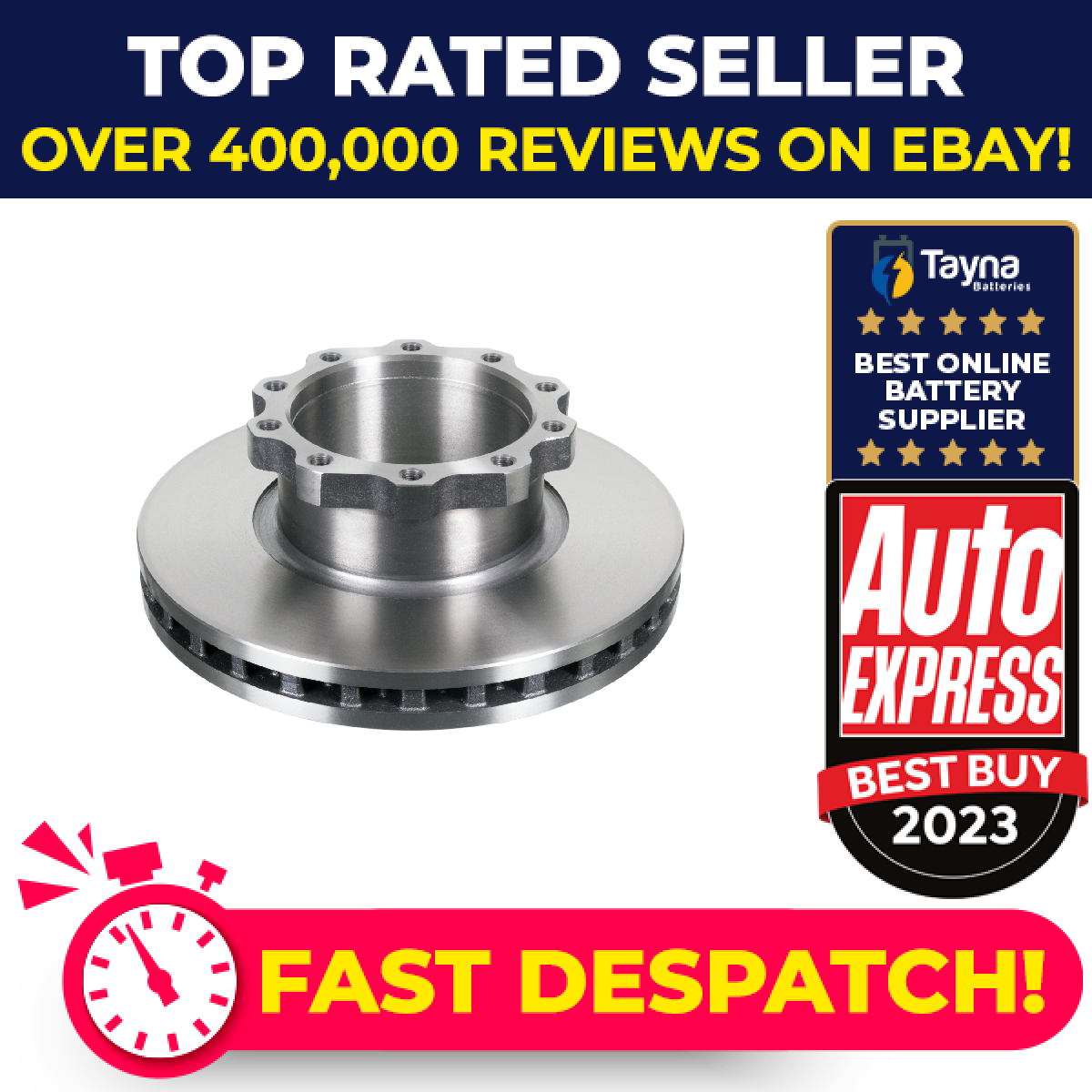 CV Brake Disc Single Vented Front 09099 Febi 81508030020 81508030027 81508030057