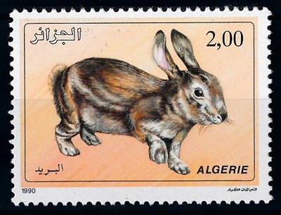 65556] Algeria 1990 Farm animals rabbit From set MLH | eBay