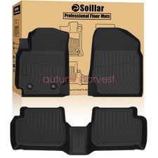 Floor Mats Liner For 2000-2006 Toyota Corolla 4-door Front-rear All Weather Tpe