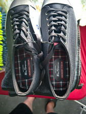 Ben Sherman Dorset Lo Men's Black Canvas Low Top Lace-Up Sneakers Memory Foam