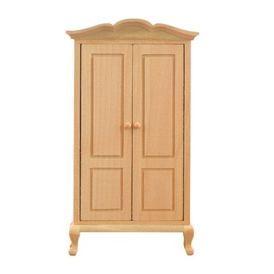 Charm Sturdy Wardrobe Model Enhances Dollhouses Interior Elegant Designs