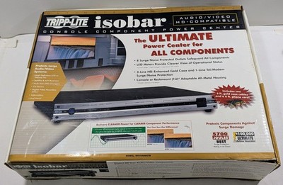 Tripp Lite Isobar HT810ISOCTR 8 Outlet Home Theater Power Center Surge Protector