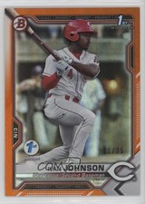 2021 Bowman 1st Edition Orange Foil 10/25 Ivan Johnson #BFE-149 1d0h