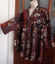VTG Look Tunic Top Size 18 Ethnic Tribal Boho Hippy Festival By Afibel