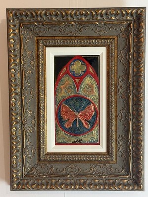 Autumn De Forest ''Gothic Butterfly''  2023 Hand Painted Metal