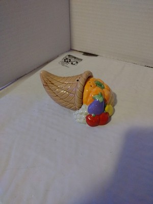 Cornucopia Salt & Pepper Shakers