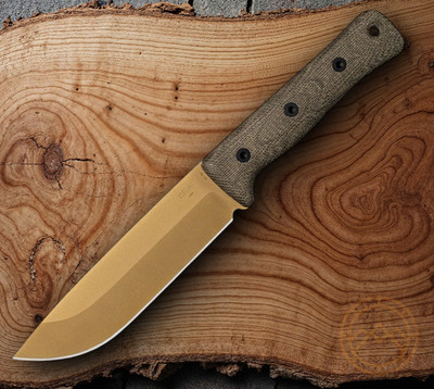 Reiff Knives F6 Leuku Gen 2 Fixed Knife 6'' CPM-3V Steel Blade Micarta Handle