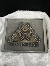 Vintage Chevrolet Certified Technician Buckle