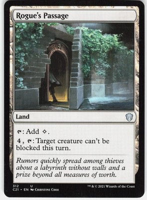 Rogue's Passage 312 Uncommon Commander 2021 Magic: The Gathering Near Mint