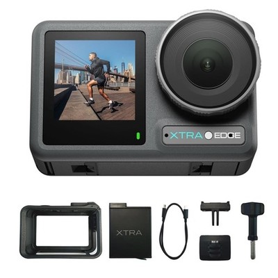 Xtra Edge Action Camera,1/1.3''Sensor,4K Cinematic Video,Waterproof Vlog Camera