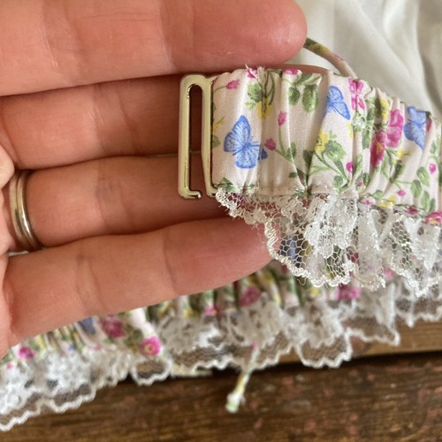 For Love And Lemons Summer 2023 Floral Lace Frilly Bikini Top XL - Picture 9 of 13
