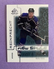 2000-01 UD SP GAME USED NEW STYLE STEVEN REINPRECHT RC ROOKIE #69 /900 LOS ANGE