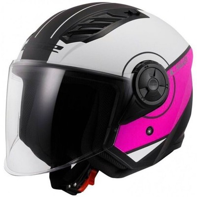 LS2 OF616 Airflow II Helmet Cover White Pink