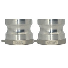 Female Pipe Threads x 2" A Trash Pump Adapter Camlock,A Cam and Groove Hose F...