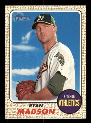 2017 Topps Heritage Baseball #1-300 (Base) Singles (You Pick) Buy 1, Get 1 FREE!