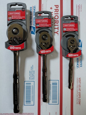 #ad Craftsman Overdrive 3 Piece Ratchet Set $62.49