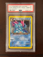 Pokemon Dark Feraligatr Neo Destiny 1st Edition Holo Rare #5 PSA 10 Gem Mint on eBay