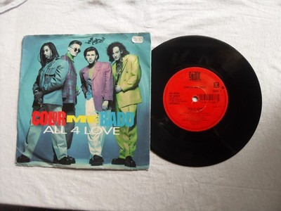 COLOR ME BADD ALL 4 LOVE (Album Mix) GIANT RECORDS UK 7''VINYL SINGLE in P/SLEEVE