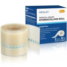 Hydrocolloid Roll for Wound Care, 2in x 12ft, Pimple Patch Roll
