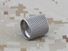 Thread protector 1/2" X 28 Stainless .625" long, .635" diameter. 3129