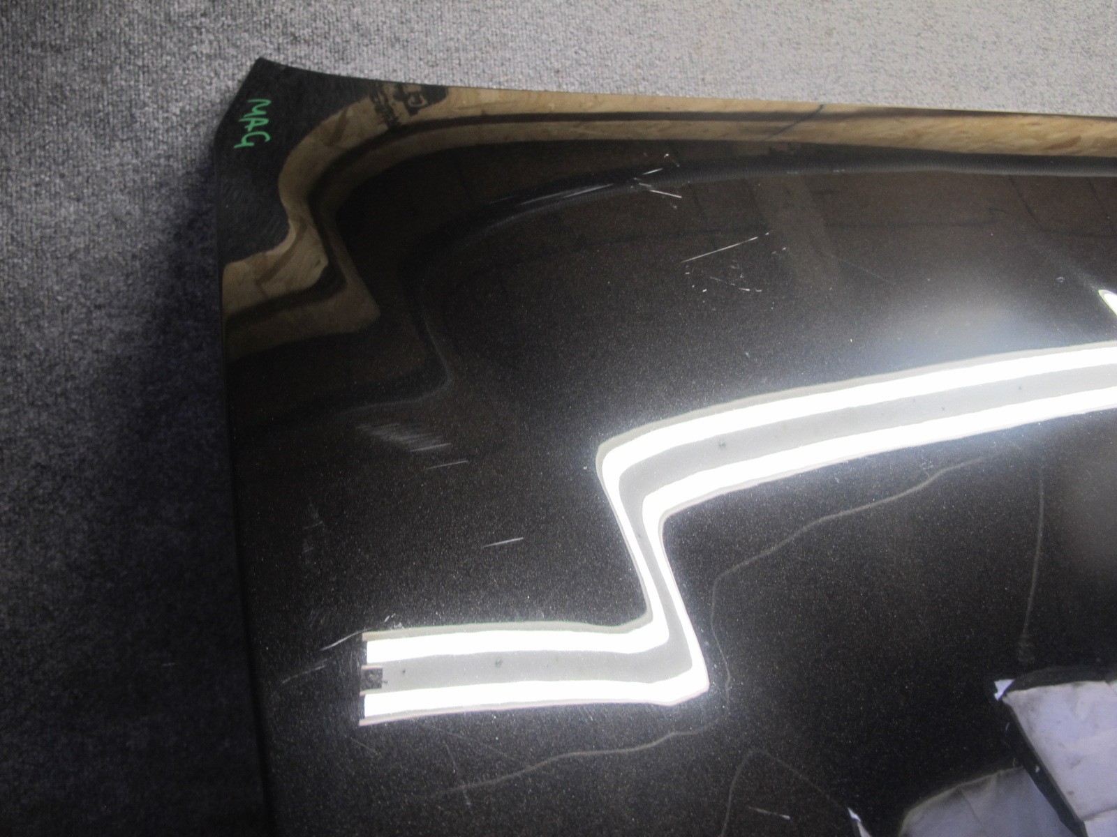 2008-2019 MASERATI GRANTURISMO M145 FRONT HOOD BONNET SHELL PANEL BLACK