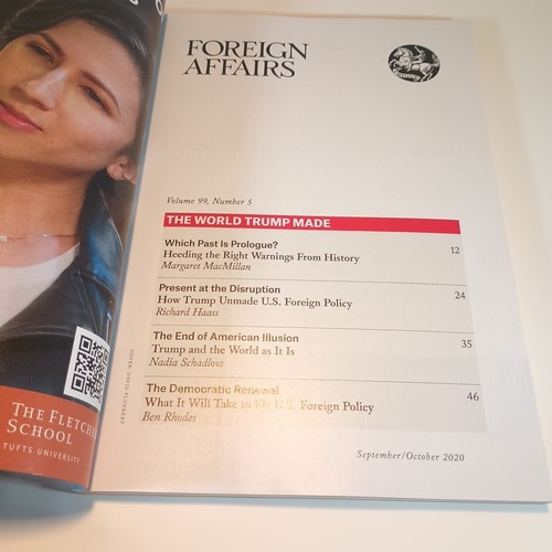 Foreign Affairs Magazine September/ October 2020 The World Trump Made - Imagen 3 de 5
