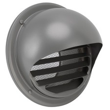 Stainless Steel Round Air Vent Louvered Cover Waterproof Windproof External Wall
