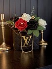 Artificial  Flowers Rose Bouquet  Handbag Box Home Decor Birthday Gift