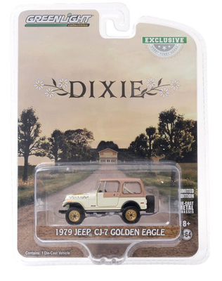 #ad Greenlight 1979 Jeep CJ 7 Golden Eagle quot;Dixiequot; Hobby Exclusive 1:64 $7.99
