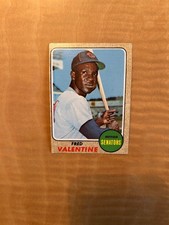 1968 TOPPS BASEBALL #248 FRED VALENTINE!! $1 SHIPPING!