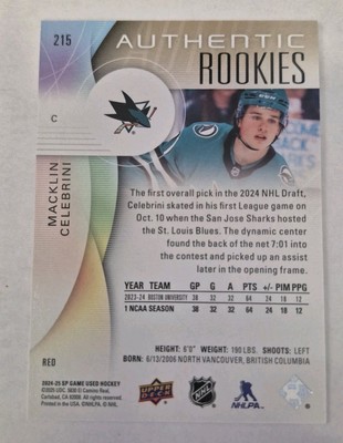 2024-25 Upper Deck Extended Series Encore Macklin Celebrini #E-8 READ