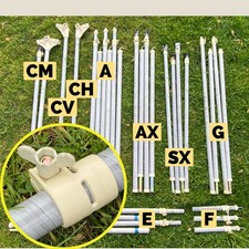 ISABELLA / VENTURA IXL 2.5 DEEP FIBREGLASS POLES IXL ALL SPARES - FREE DELIVERY