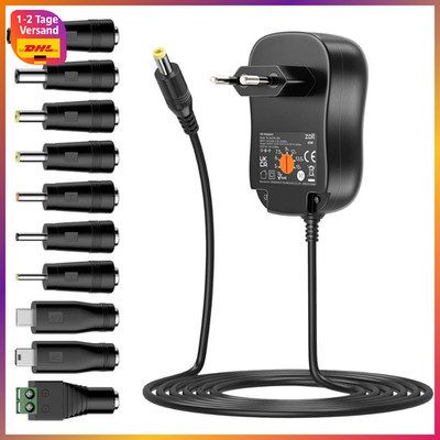 Universal Netzteil 45W AC DC 5-15V 3A mit 5V 2A USB Port und 10 DC Stecker