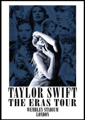 TAYLOR SWIFT Eras Stadium Tour June & August 2024 London Poster DIN A1
