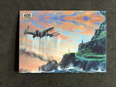 2025 Topps Star Wars Galaxy Base #30 Learning the Force