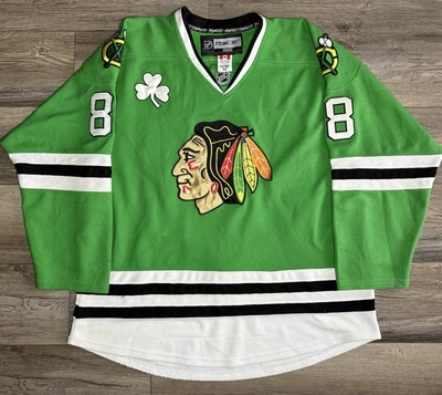 Kane Green Chicago Blackhawks Jersey Vintage Green Chicago