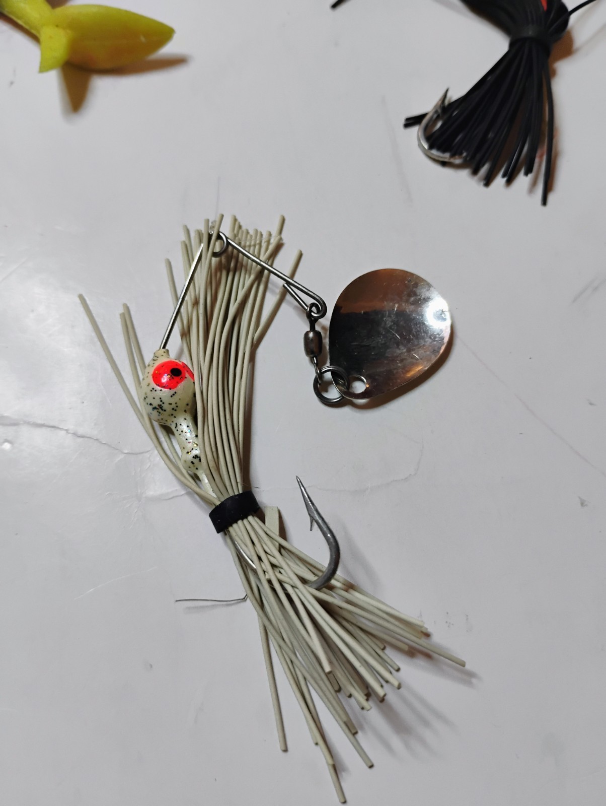 Lot Of 7 Old Fishing Lures Buzzbait - Image 3